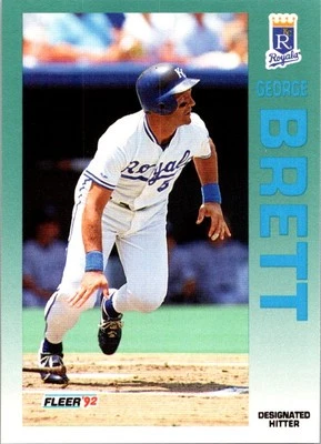 1992 Fleer #154 George Brett - Image 1 of 2