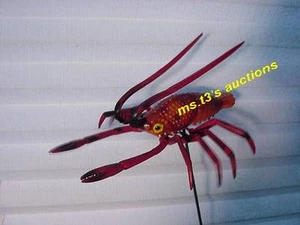 RED LOBSTER YARD STAKE garden pond decor NEW - Picture 1 of 1