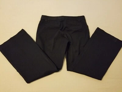 Womens Banana Republic Dress Pants 6P Petite Black Slack Chino Trouser Khaki - Image 1 of 4