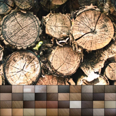 20€/m² Premium Holz Optik Folie Möbelfolie Klebefolie selbstklebend Luftkanal  - Bild 1 von 4