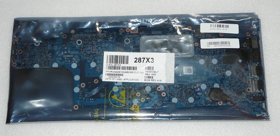 Neu Original DELL LATITUDE 5520 Mainboard Intel i7 1185G7 4.8GHZ 287X3 0287X3 - Bild 1 von 1