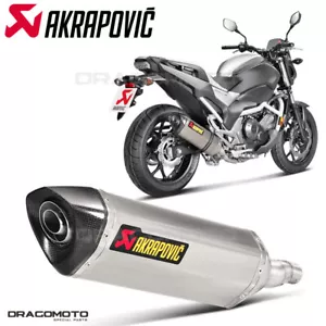 HONDA NC 750 700 S / X INTEGRA 2012-2020 Pot échappement AKRAPOVIC Titane S-H... - Photo 1/9
