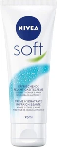 New Nivea Moisturising Cream Soft Refreshing Tube 75 ml Free Shipping Worldwide - Picture 1 of 6
