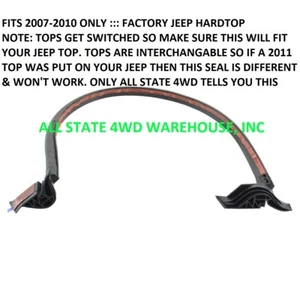 Hardtop Liftgate Lower Glass Weatherstrip Seal Gasket 07-10 FitsJeep Wrangler JK - Picture 1 of 2