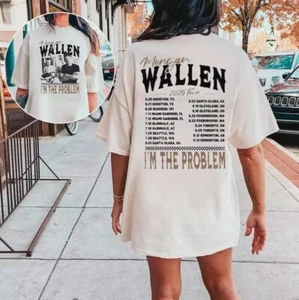 Morgan Wallen I'm The Problem Tour 2025 T-Shirt, Fan Shirt, Country Music Tee - Picture 1 of 3