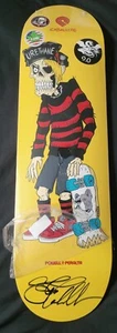 Signed Steve Caballero Powell Peralta Urethane yellow shape skateboard deck auto - Picture 1 of 10