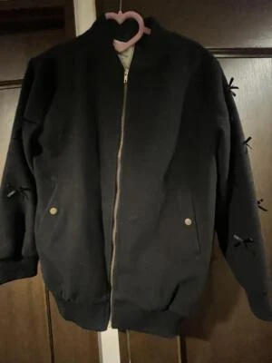 Ank Rouge Black Haori Blouson - Image 1 of 3