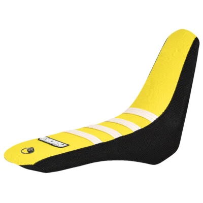 2010-2021 Cobra CX 50 JR/P3 Seat Cover By Enjoy MFG BLACK YELLOW WHITE RIBS #151 - Image 1 of 4