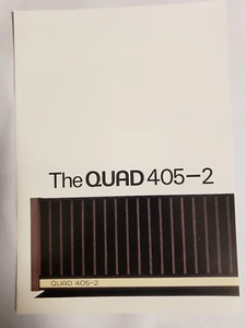 Original QUAD 405-2 Power Amplifier Dealer Brochure with Specs Printed England - Picture 1 of 4