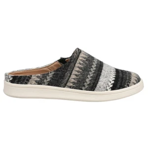 LifeStride Nomad Striped Slip On Mules Womens Black H6589F3001 - Picture 1 of 5