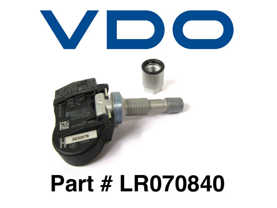 TPMS Tire Pressure Sensor 433MHZ - Land Rover LR4 Range Rover RRS - VDO LR070840 Foto 1 de 1