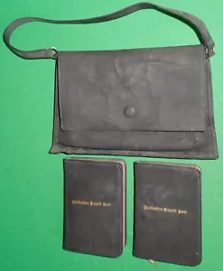 1911 Episcopal Pocket Size Hymnal & Book of Common Prayer Set in Carry Bag - Bild 1 von 11