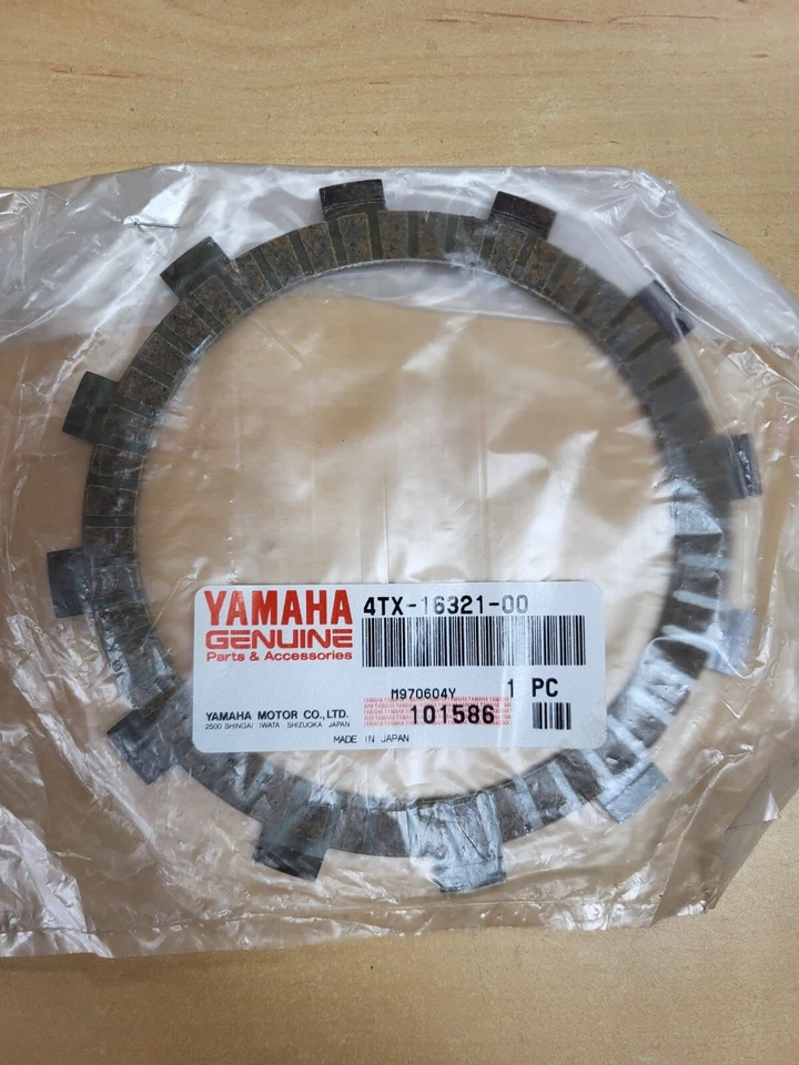Disque garni embrayage origine YAMAHA FZR 750R 850 900 TDM  réf 4TX-16321-00 - Photo 1/1