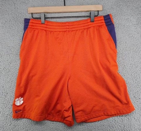 Clemson Tigers Nike Team Issued Practice Shorts Size Large L Men's Read Cover