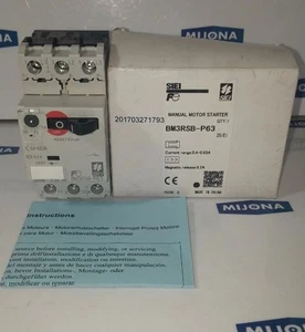 ARRANQUE MOTOR MANUAL ELÉCTRICO SIEI/FUJI BM3RSB-P63 8.2A - Imagen 1 de 3