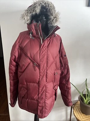 Jaqueta de esqui 686 ACE snowboard capuz médio? Maroon Artist Collaboration Matzu LEIA - Imagem 1 de 4