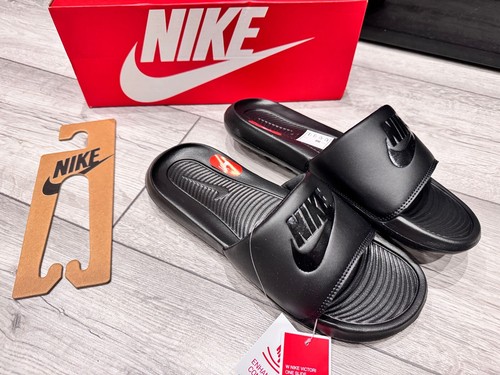 Sandali Nike Victori One Slide neri donna taglia UK 4 5 (EU 38) NUOVI