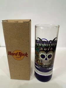 Hard Rock Cafe Tall Shooter Shot Glass w Box - Mardi Gras - New Orleans - Rare - Picture 1 of 2