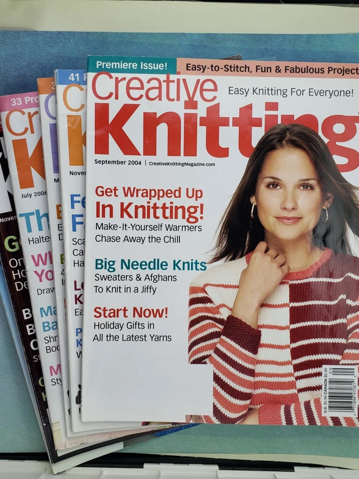 Creative Knitting Magazine -  You Pick - Patterns Women Men Children Baby Pets - Image 1 of 1