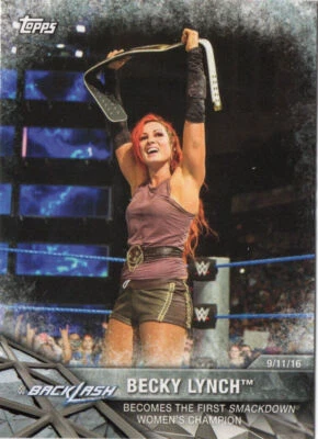 2017 Topps WWE Womens Division WWE Matches & Moments Becky Lynch #WWE-5 - Image 1 of 2