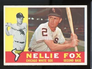 1960 Topps #100 Nellie Fox (Ex-Mt) - Foto 1 di 2