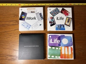 Apple Mac Software Lot: iWork 08 (Sealed), iLife 08, OS X 10.4 Leopard, iLife 11 - Picture 1 of 21