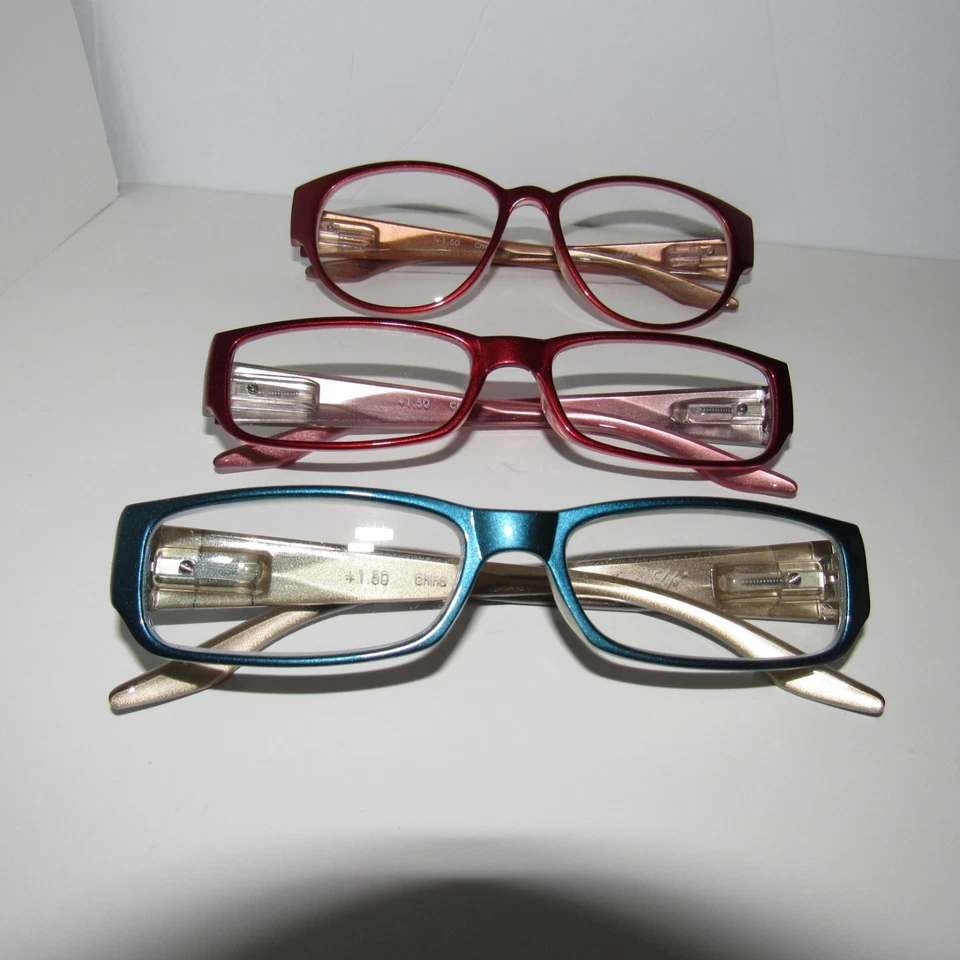 Lote de 3 Gafas de Lectura 1.50 Por Joy Magano ¡RECTANGULARES Y REDONDAS! ¡TAMBIÉN BIFOCALES! Foto 1 de 4