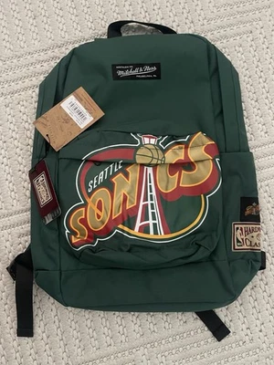 Seattle Supersonics Green Backpack Mitchell & Ness NBA Hardwood Classics - Image 1 of 4