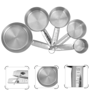  5 Pcs Spoon Measuring Set Kitchen Spoons Baking Measure Cup Tool - Image 1 of 4
