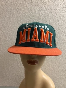 Miami Hurricanes Men’s Hat Cap One Size SnapBack Zephyr University Of Miami - Picture 1 of 6