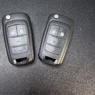 2 para 2011 2012 2013 2014 2015 2016 Chevy Equinox Control Remoto Abatible Llavero Carcasa Estuche Foto 1 de 4