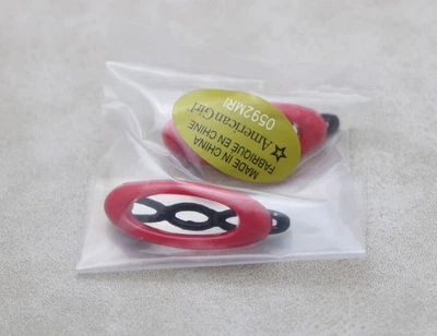 American Girl 2件装红色发夹18英寸娃娃套装Meet Outfit发夹 — 第 1/3 张图片