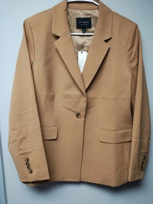 Banana Republic Sculpted Blazer & Trousers size 12 Brand New Tan - Image 1 of 4