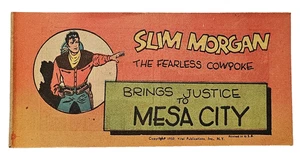 1950 SLIM MORGAN: BRINGS JUSTICE TO MESA CITY VITAL PUBLICATIONS-FREE USA SHIP! - Picture 1 of 2