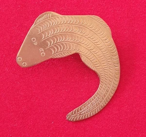 VINTAGE BROSCHE - GOLDFISCH - Bild 1 von 2