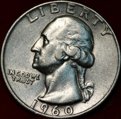 1960-D Denver Mint Silver Washington Quarter - Image 1 of 2