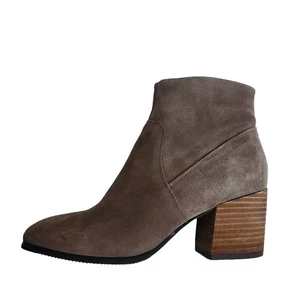 Blondo wasserdichte Damen-Stiefelette 8,5 hellbraun Wildleder Blockabsatz 150 $ - Bild 1 von 10