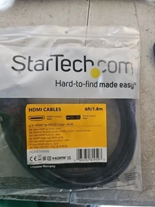 NEW StarTech 6Ft HDMI To DVI Digital Video Cable - HDMIDVIMM6.    #i15 - Picture 1 of 1