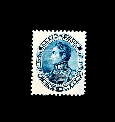 Sello VENEZUELA - 1893 Simón Bolívar 25c Impuesto Fiscal Sn 134 Como Nuevo OG HR r42🔥 Foto 1 de 2