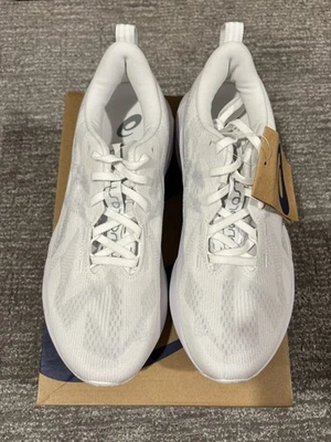 Zapatos para correr ASICS Novablast 5 para mujer - 9B - blancos/gris Piamonte (nuevos) Foto 1 de 4