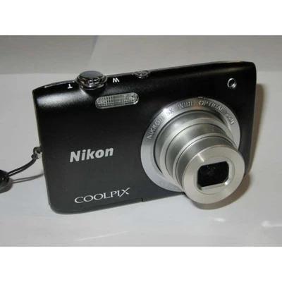 Nikon COOLPIX S2800 CCD Digital Camera Black 20MP 5x Optical Zoom, 2.7" LCD - Image 1 of 4