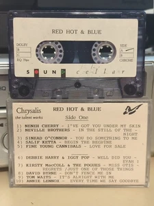 Various – Red Hot + Blue Cassette Tape Chrysalis Promo - Picture 1 of 1