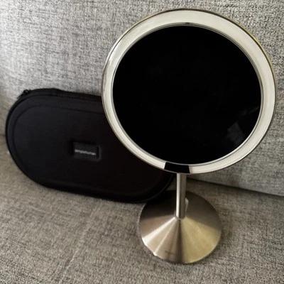 Simplehuman Sensor Mirror Fold 10X Brushed Stainless Steel ST3004 NO Power Light - Image 1 of 4