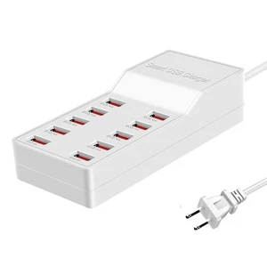 USB Charger Station,10-Port 50W/10A Multiple USB Charging Station with Smart ... - Picture 1 of 7
