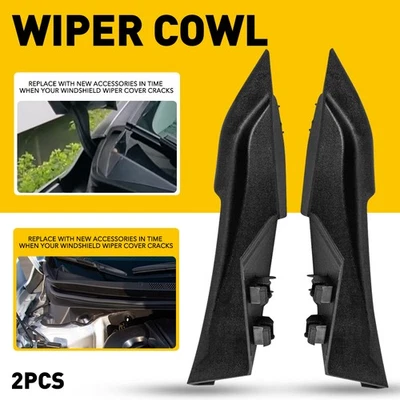 Front Windshield Wiper Side Cowl Cover Trim Replace For 2011-16 Hyundai Elantra - Image 1 of 4