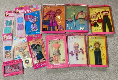 VTG  NOS  Barbie Doll,  Kelly  Clothes  13  Sets,  Fashion Ave. New in Packaging - Image 1 of 4