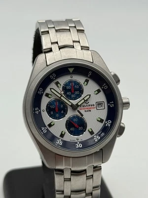 Calypso 10atm chrono 5050 marine sport collection 39mm quartz Foto 1 de 4