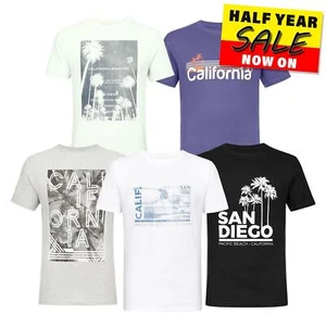 Smith & Jones Pacheco Hombres Cuello Redondo 5pk Camisetas Manga Corta Informal Top Multi - Imagen 1 de 5