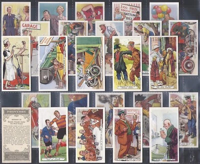 ARDATH-FULL SET- PROVERBS 1936 (1ST SERIES (25 CARDS)) EXCELLENT+++ - Image 1 of 4