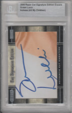 Susan Lucci 2008 Razor cut autograph auto card Beckett